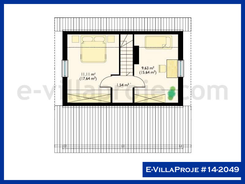 Model 14-2049 — 100 m², 2 storeys thumbnail 3