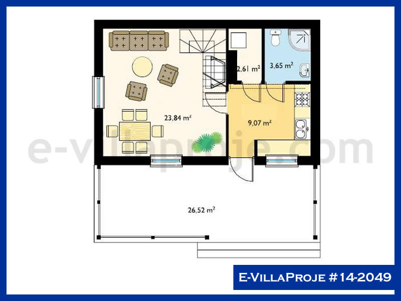 Model 14-2049 — 100 m², 2 storeys thumbnail 2