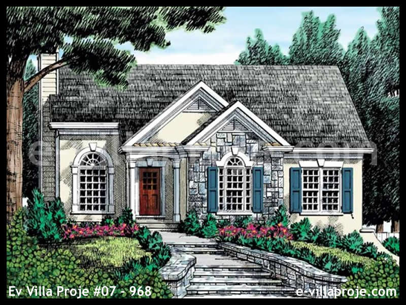 Model 07-968 — 102 m², 1 storey - 07-968