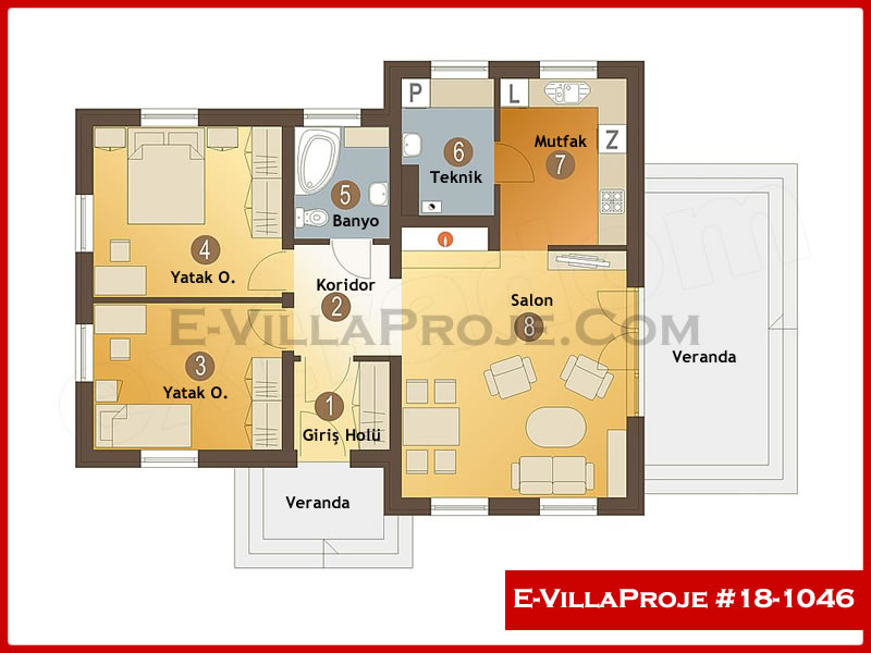 Model 18-1046 — 102 m², 1 storey thumbnail 2