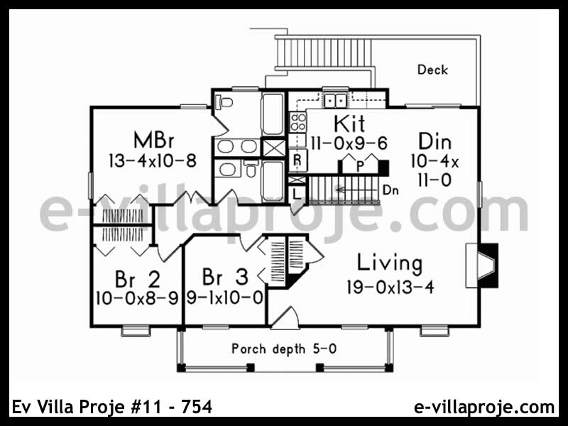 Model 11-754 — 103 m², 1 storey thumbnail 2