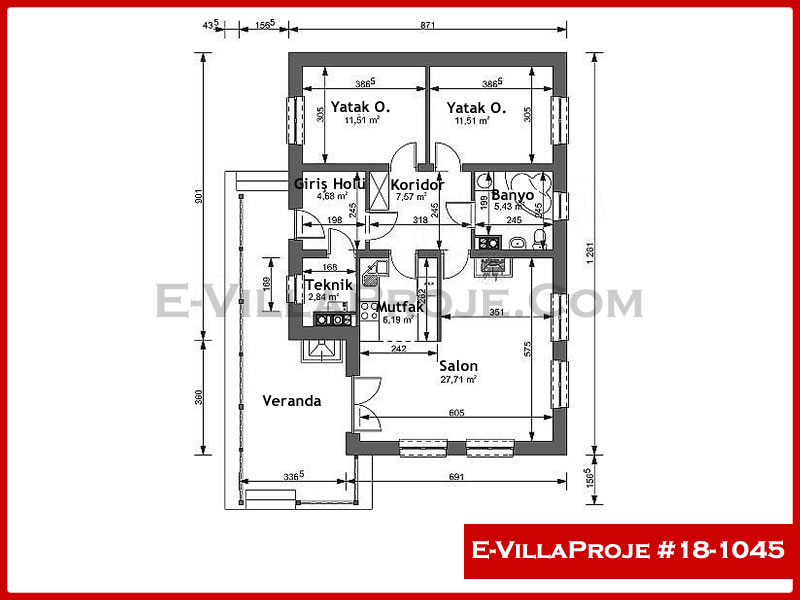 Model 18-1045 — 103 m², 1 storey thumbnail 2