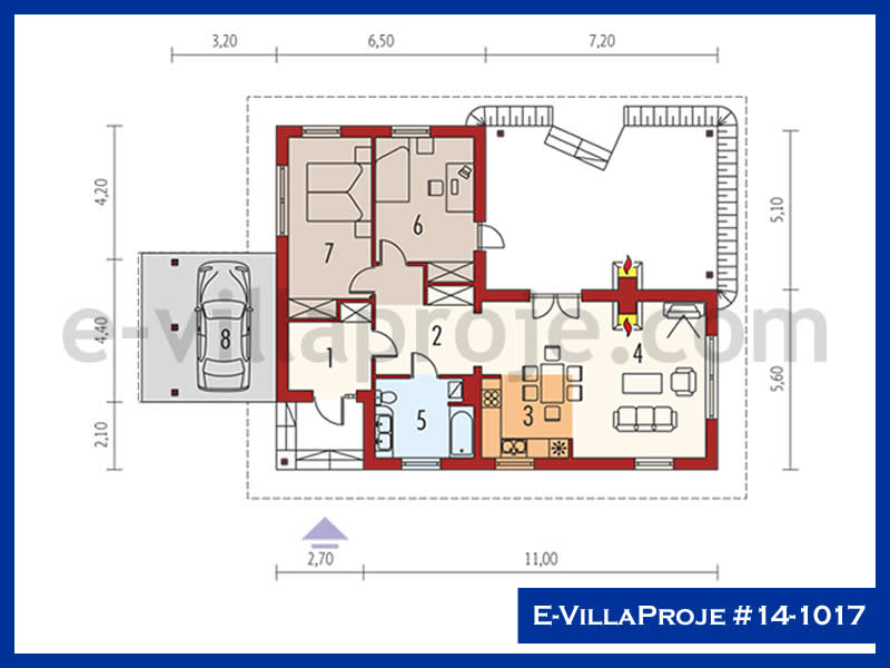 Model 14-1017 — 104 m², 1 storey thumbnail 2