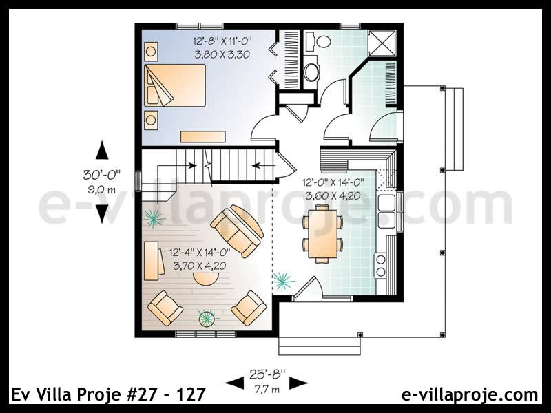 Model 27-127 — 105 m², 2 storeys thumbnail 2