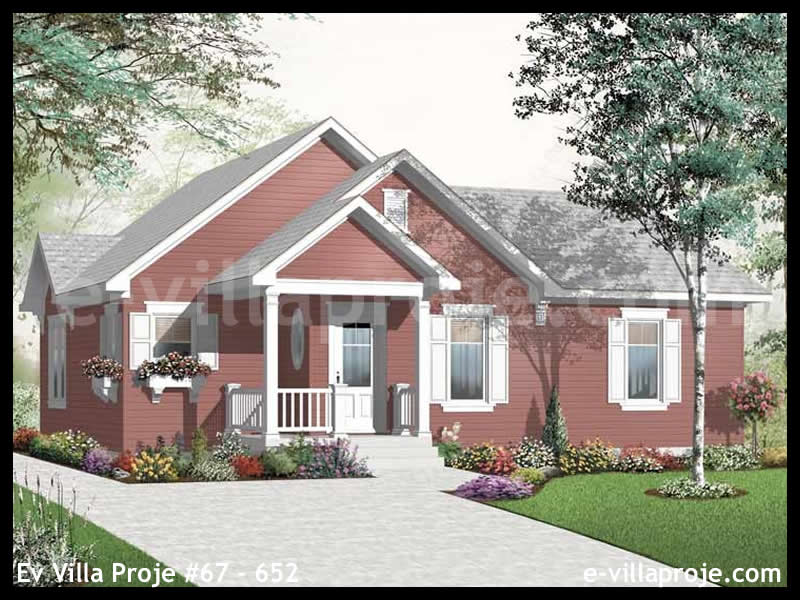 Model 67-652 — 105 m², 1 storey - 67-652