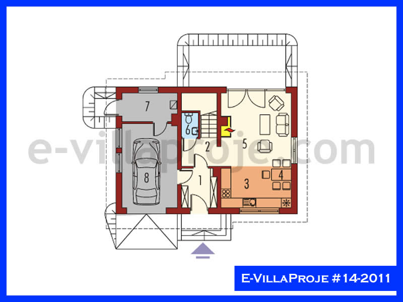 Model 14-2011 — 106 m², 2 storeys thumbnail 2