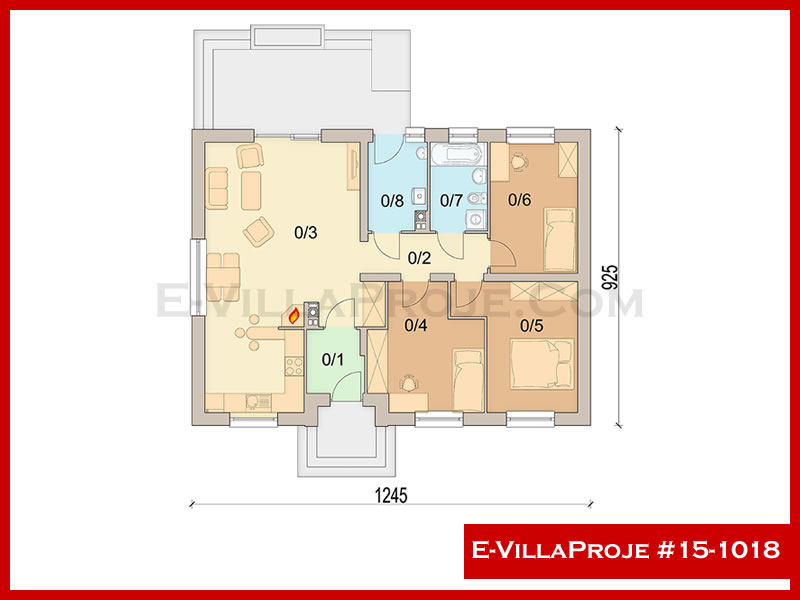 Model 15-1018 — 106 m², 1 storey thumbnail 2