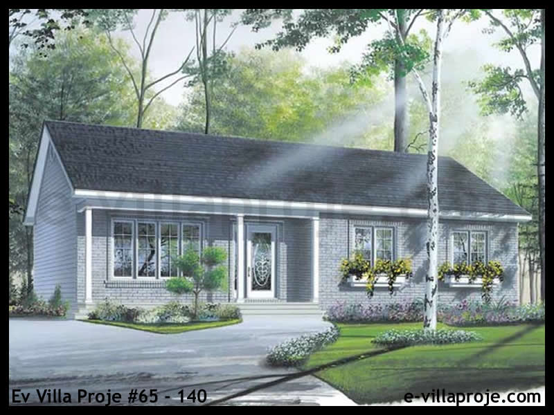 Model 65-140 — 107 m², 1 storey - 65-140