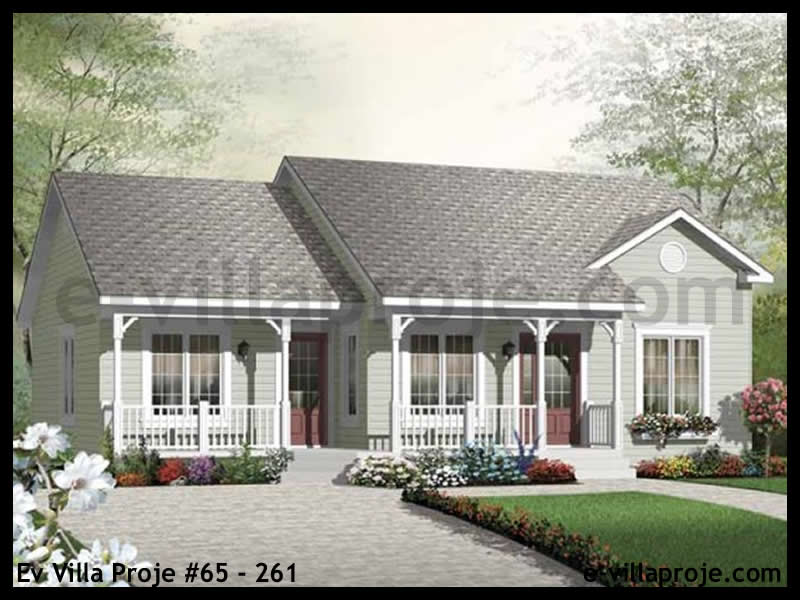 Model 65-261 — 107 m², 1 storey - 65-261