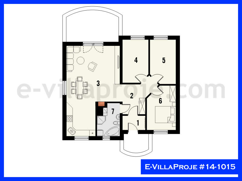 Model 14-1015 — 107 m², 1 storey thumbnail 2