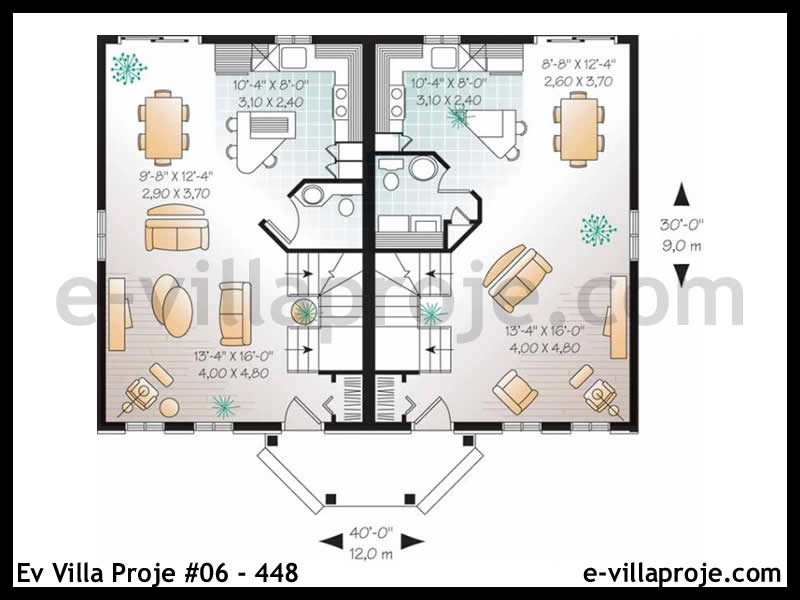 Model 06-448 — 108 m², 2 storeys thumbnail 2