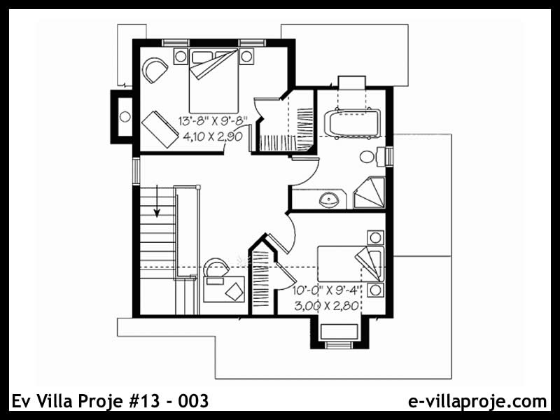 Model 13-003 — 108 m², 2 storeys thumbnail 3