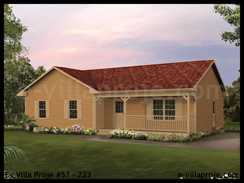 Model 57-223 — 108 m², 1 storey - 57-223