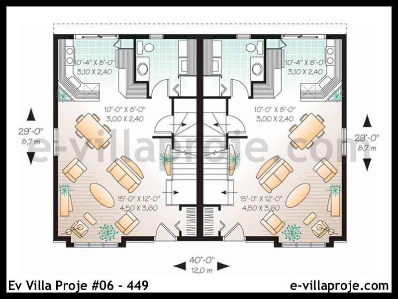 Model 06-449 — 109 m², 2 storeys thumbnail 2