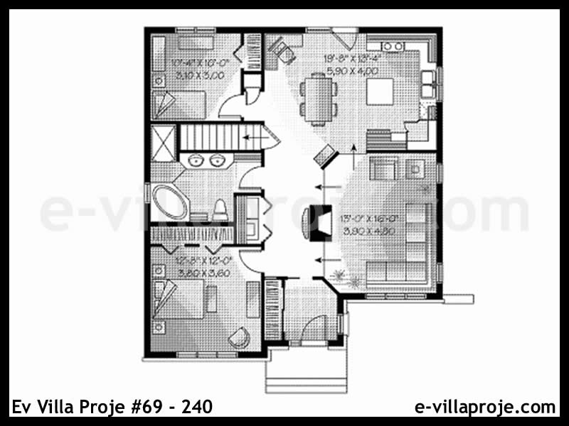 Model 69-240 — 109 m², 1 storey thumbnail 2