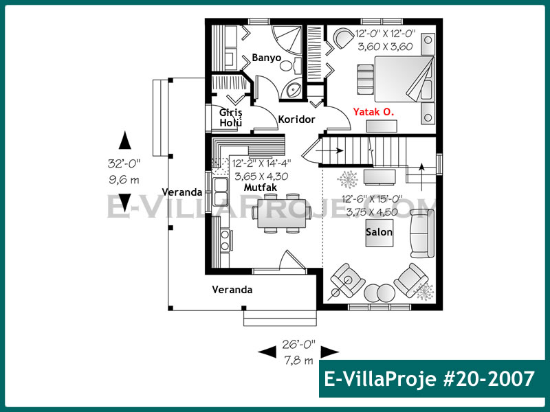 Model 20-2007 — 110 m², 2 storeys thumbnail 2