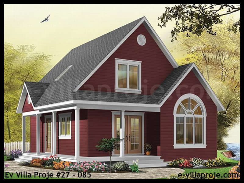 Model 27-085 — 110 m², 2 storeys - 27-085