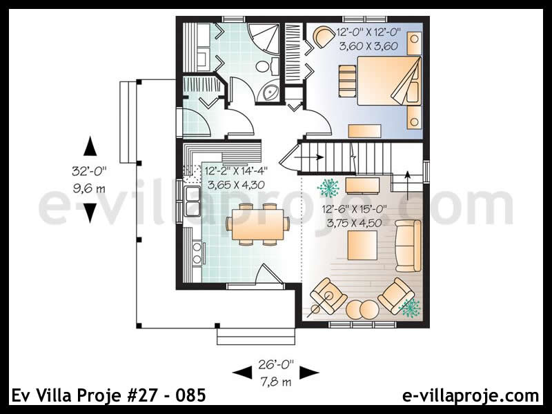 Model 27-085 — 110 m², 2 storeys thumbnail 2