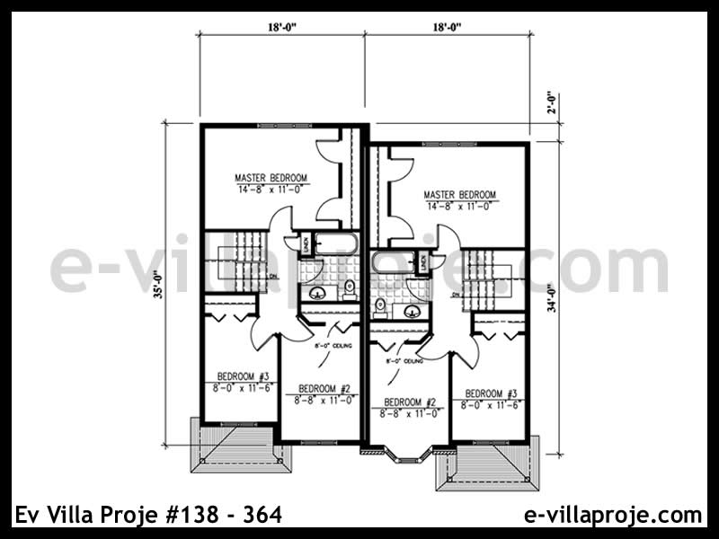 Model 138-364 — 110 m², 2 storeys thumbnail 3