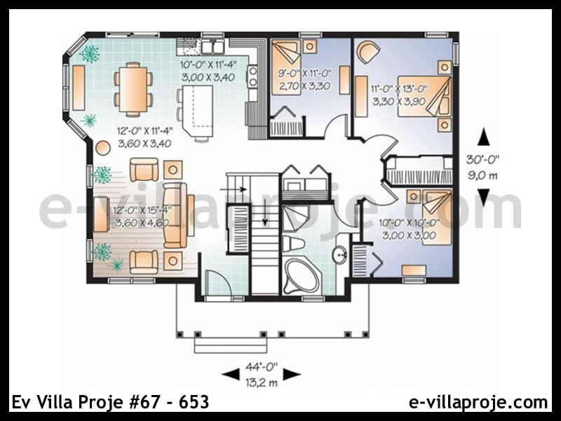 Model 67-653 — 110 m², 1 storey thumbnail 2