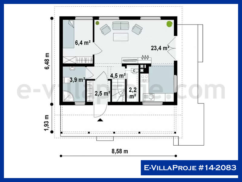 Model 14-2083 — 112 m², 2 storeys thumbnail 2
