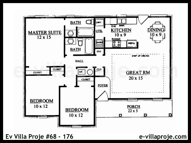 Model 68-176 — 112 m², 1 storey thumbnail 2