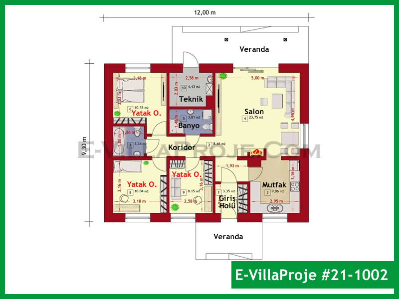 Model 21-1002 — 112 m², 1 storey thumbnail 2