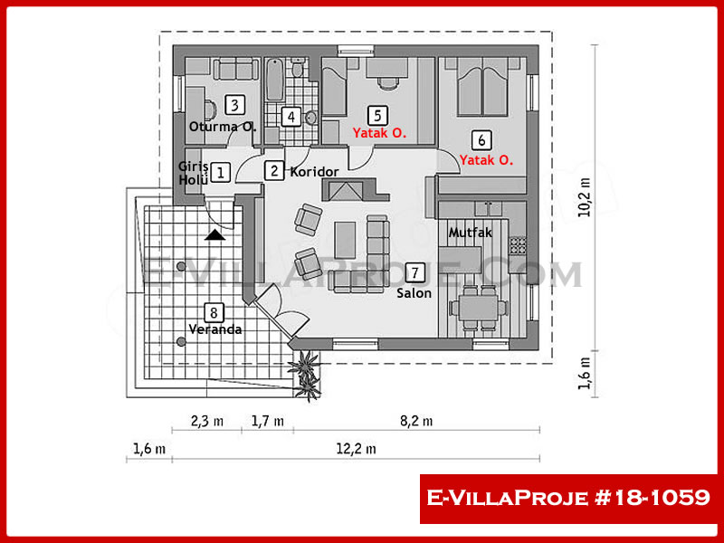 Model 18-1059 — 112 m², 1 storey thumbnail 2