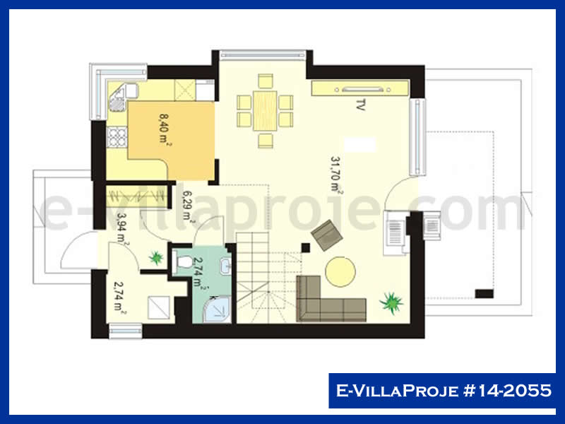 Model 14-2055 — 113 m², 2 storeys thumbnail 2