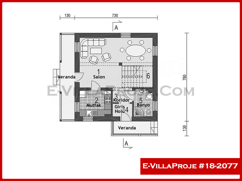 Model 18-2077 — 114 m², 2 storeys thumbnail 2