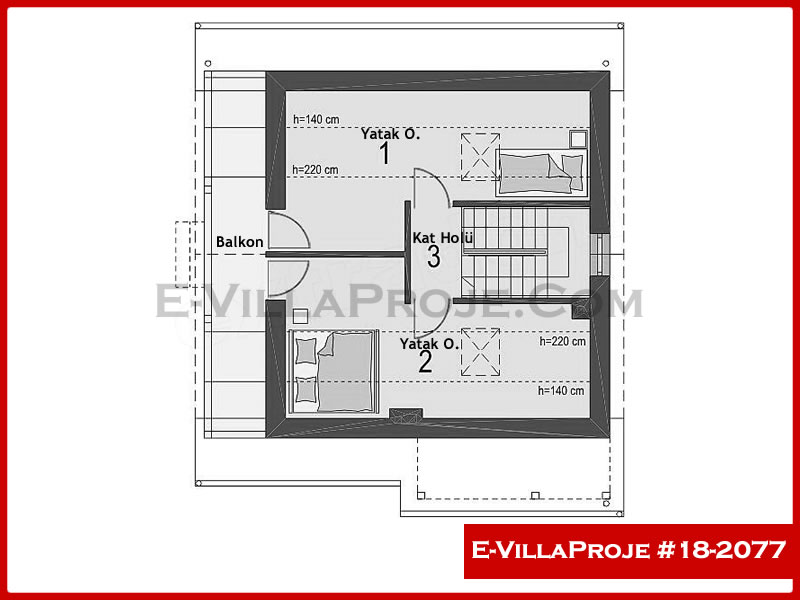 Model 18-2077 — 114 m², 2 storeys thumbnail 3