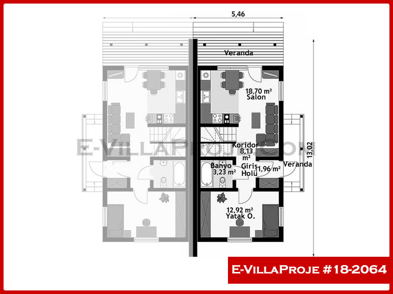 Model 18-2064 — 115 m², 2 storeys thumbnail 2