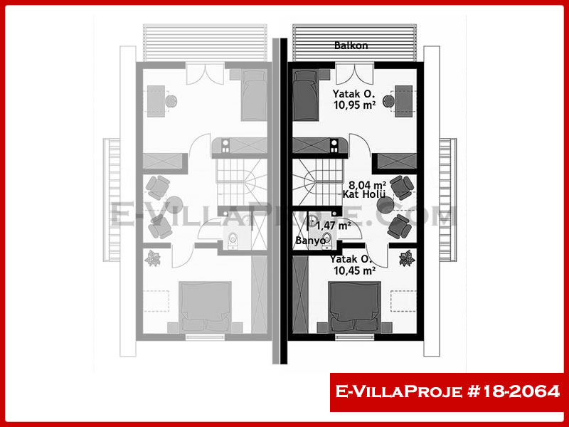 Model 18-2064 — 115 m², 2 storeys thumbnail 3