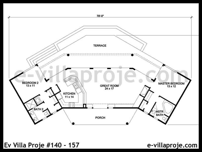 Model 140-157 — 115 m², 1 storey thumbnail 2