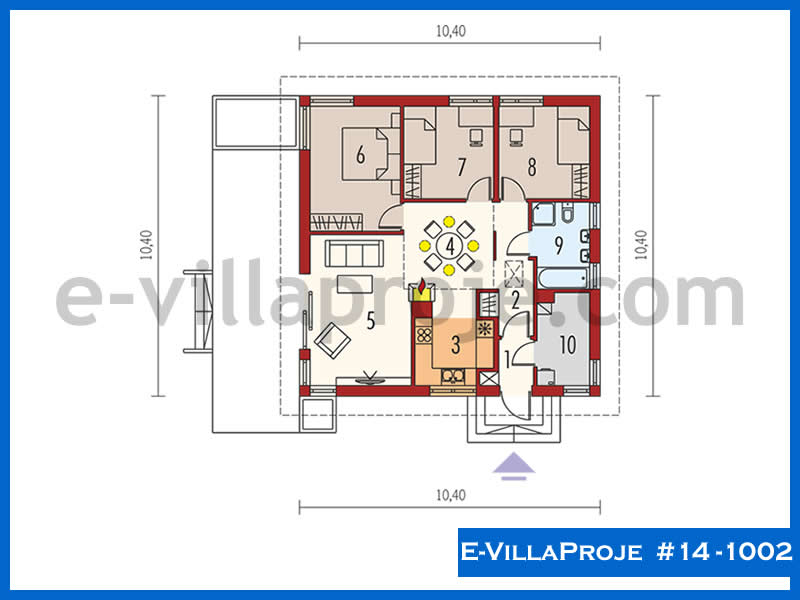Model 14-1002 — 115 m², 1 storey thumbnail 2