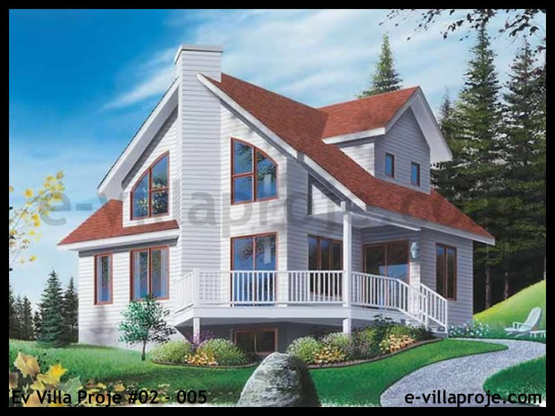Model 02-005 — 116 m², 2 storeys - 02-005