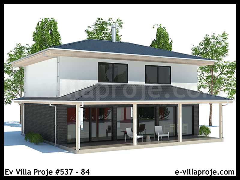 Model 537-84 — 116 m², 2 storeys - 537-84
