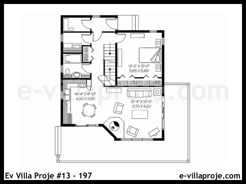 Model 13-197 — 117 m², 2 storeys thumbnail 2