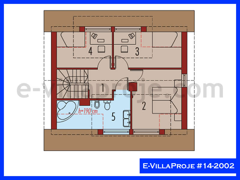 Model 14-2002 — 117 m², 2 storeys thumbnail 3