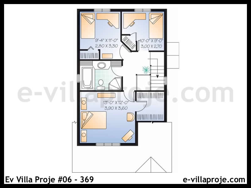 Model 06-369 — 118 m², 2 storeys thumbnail 3
