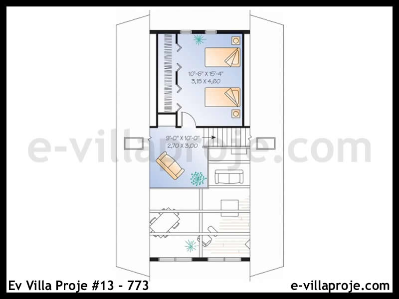Model 13-773 — 118 m², 2 storeys thumbnail 3