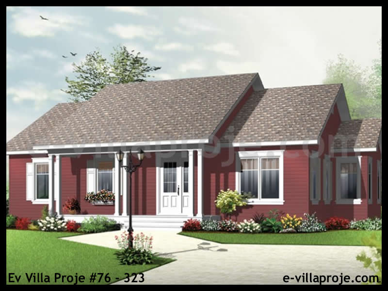 Model 76-323 — 119 m², 1 storey
