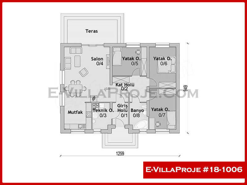 Model 18-1006 — 119 m², 1 storey thumbnail 2