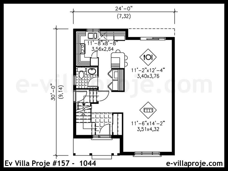 Model 157-1044 — 120 m², 2 storeys thumbnail 2