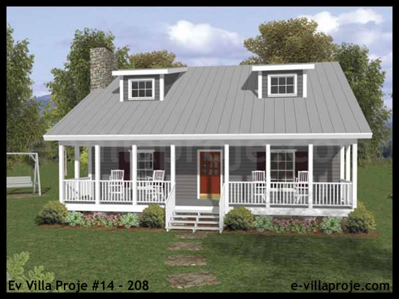 Model 14-208 — 121 m², 2 storeys - 14-208