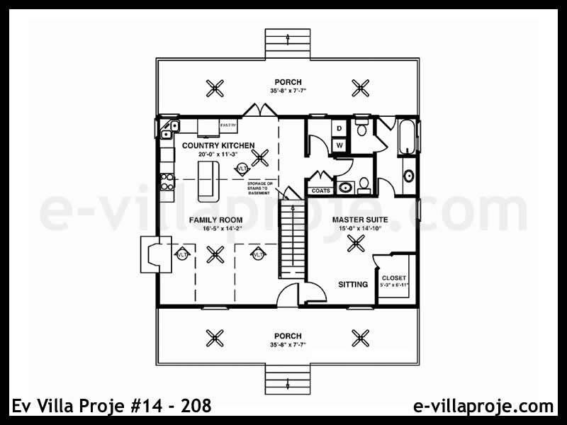Model 14-208 — 121 m², 2 storeys thumbnail 2