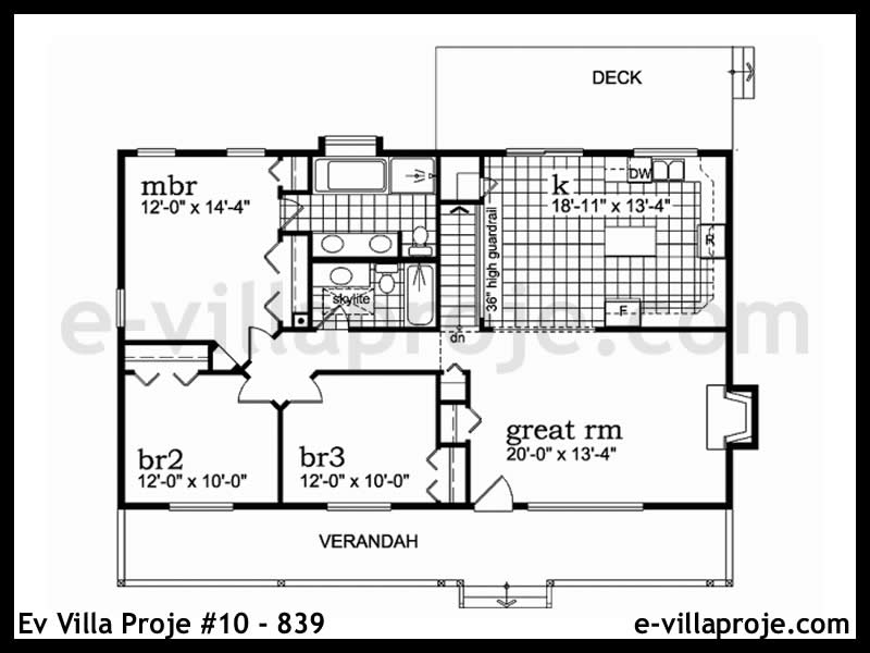 Model 10-839 — 121 m², 1 storey thumbnail 2