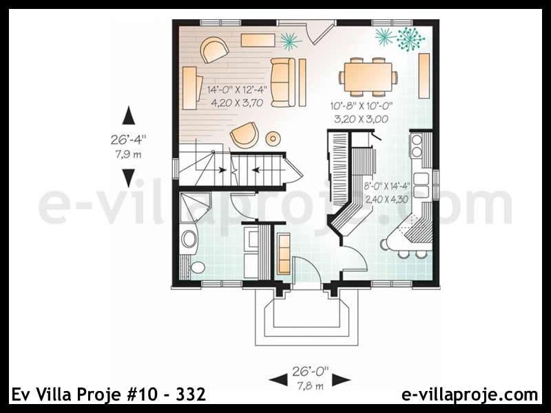 Model 10-332 — 123 m², 2 storeys thumbnail 2