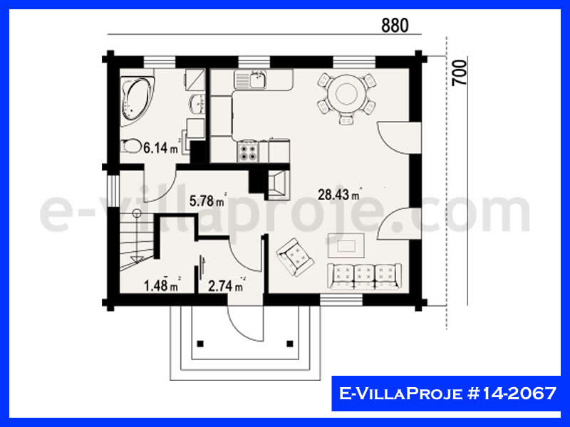 Model 14-2067 — 124 m², 2 storeys thumbnail 2