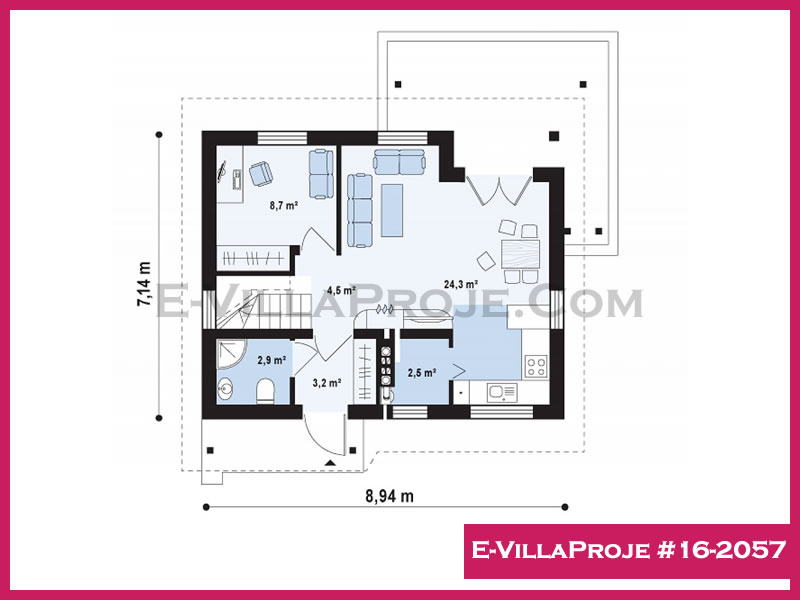 Model 16-2057 — 124 m², 2 storeys thumbnail 2